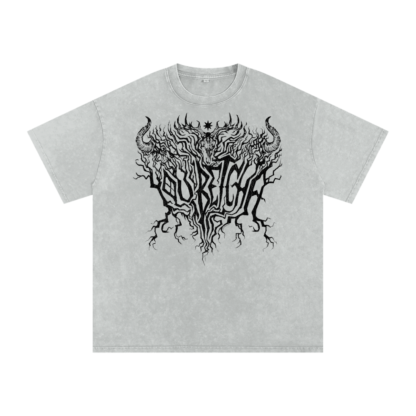 Northern Shredder Acid Wash Oversized Tee