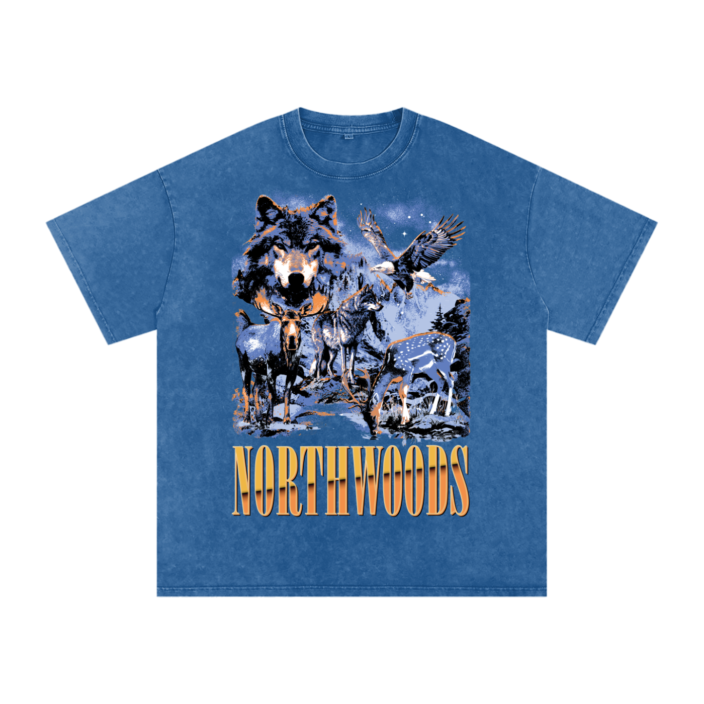 Northwoods Nirvana Acid Wash Oversized Tee