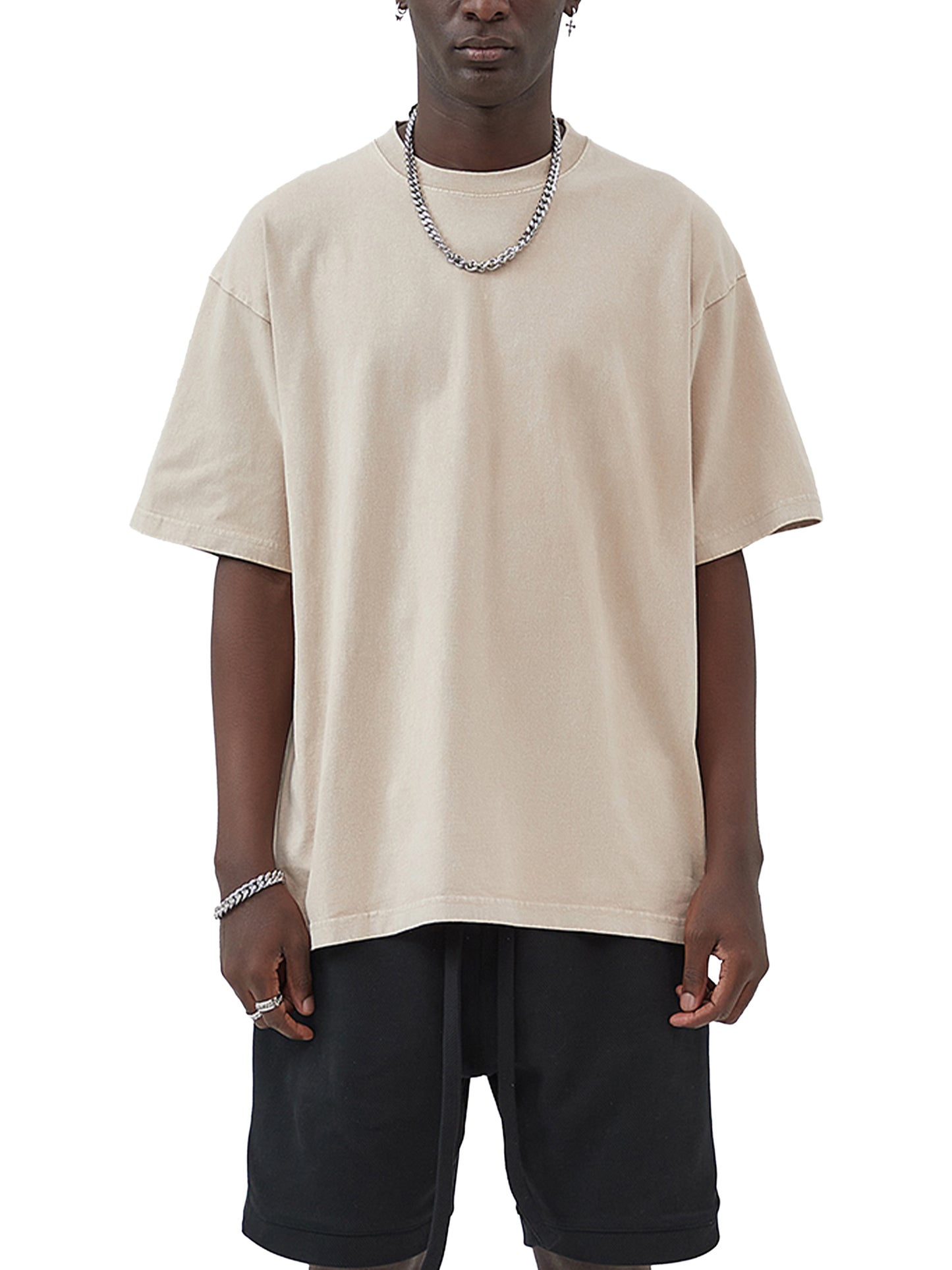 Abduction Acid Wash Oversized Tee