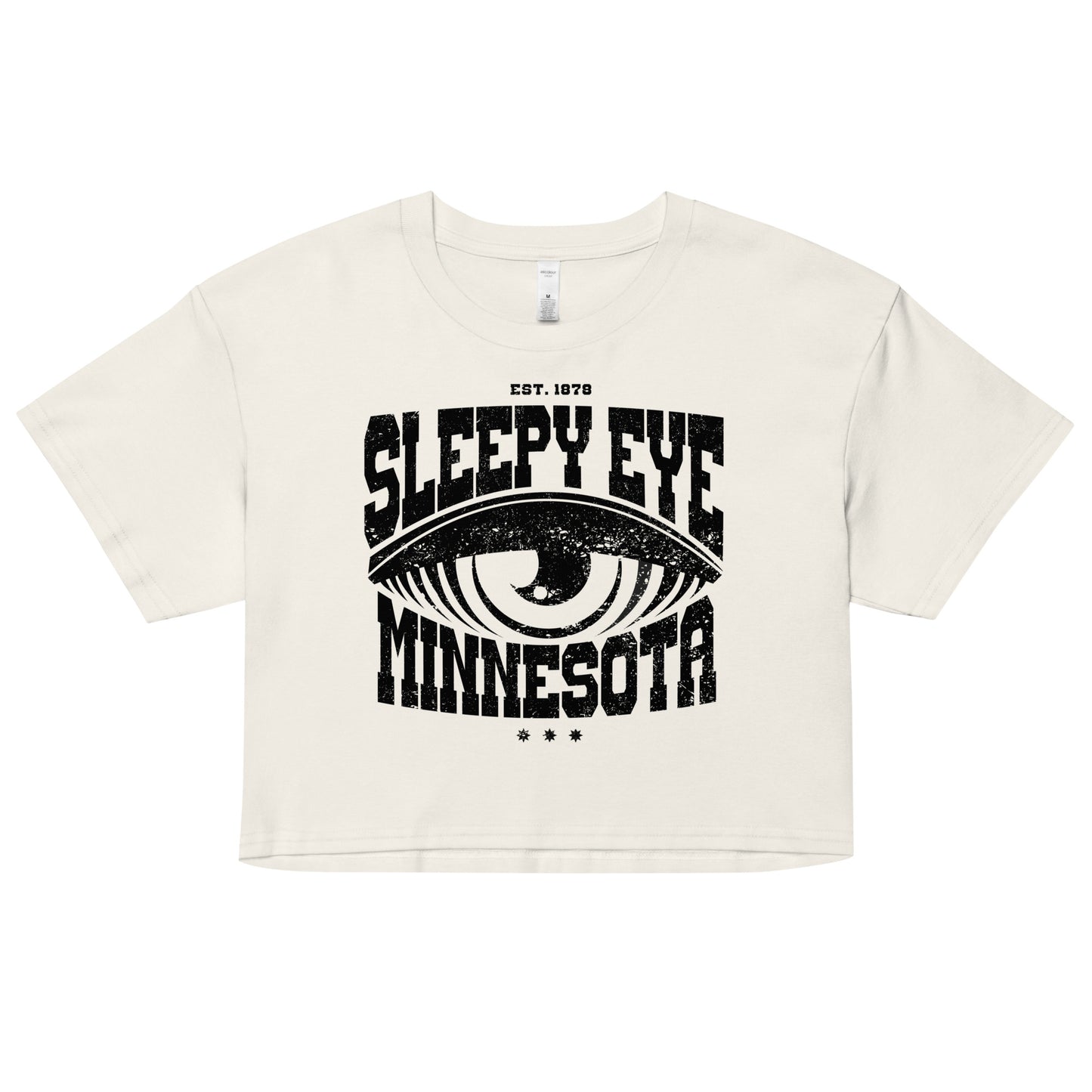 Sleepy Eyeball Crop Top