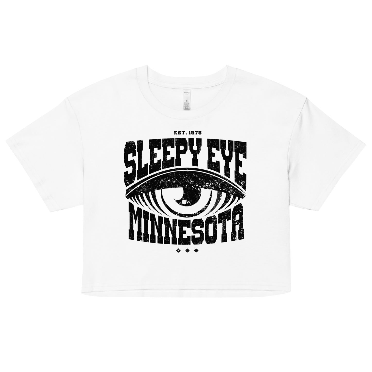 Sleepy Eyeball Crop Top
