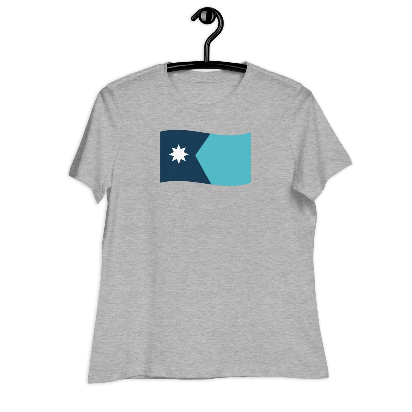 Minnesota State Flag Waving Women's Tee