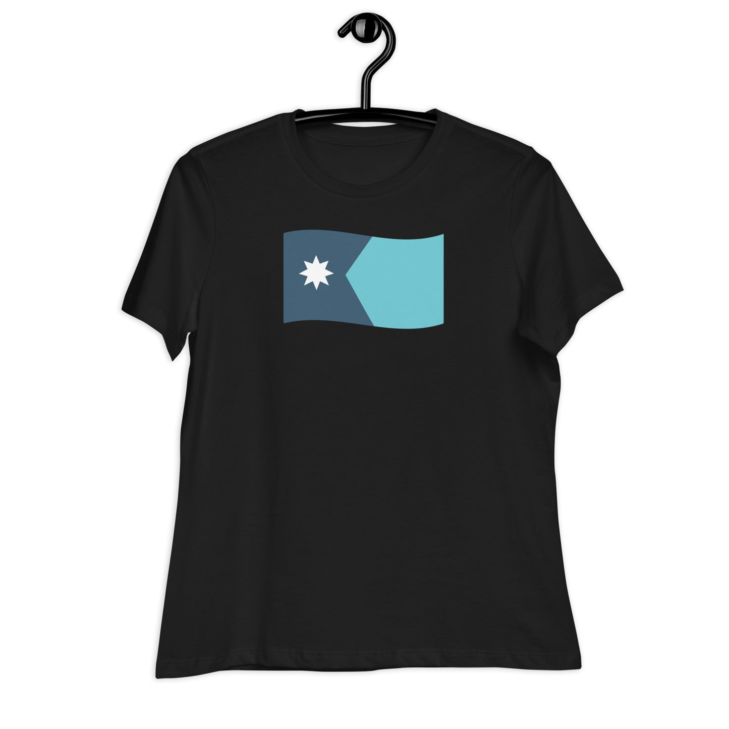 Minnesota State Flag Waving Women's Tee
