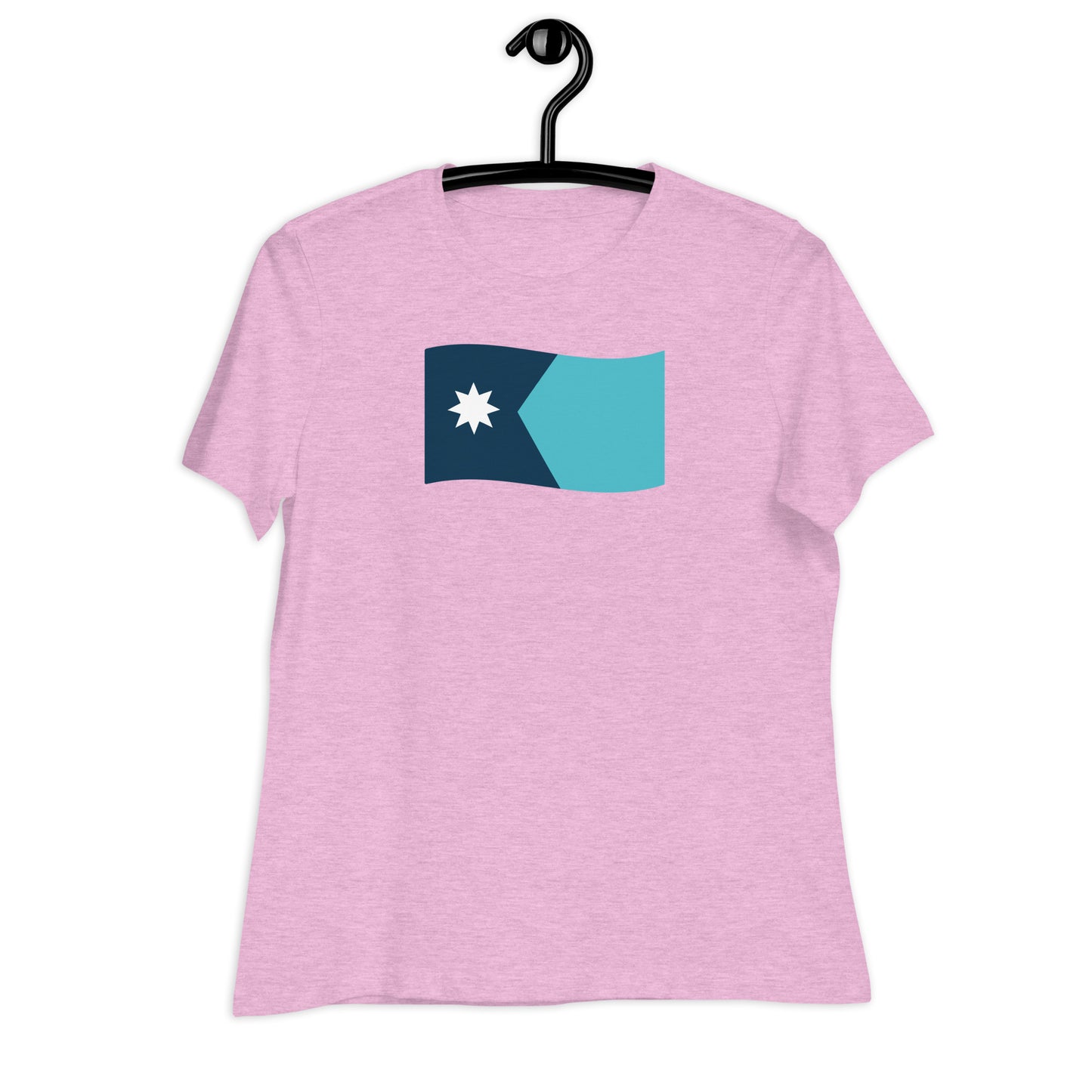 Minnesota State Flag Waving Women's Tee