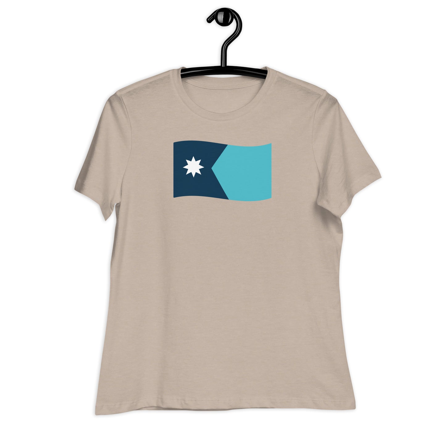 Minnesota State Flag Waving Women's Tee