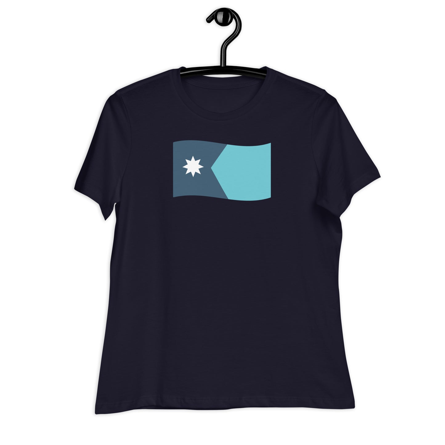 Minnesota State Flag Waving Women's Tee