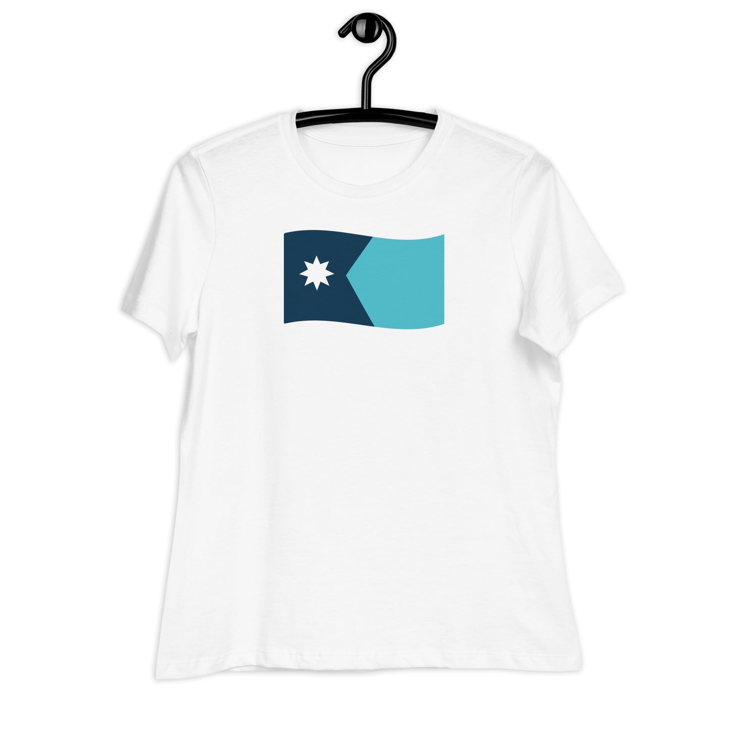Minnesota State Flag Waving Women's Tee