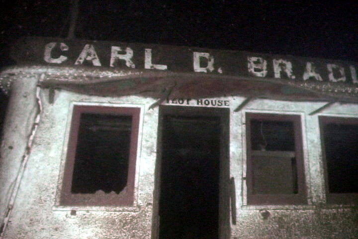 The Carl D. Bradley Pilot House underwater at the shipwreck site in Lake Michigan