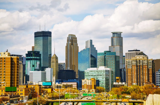 Downtown Minneapolis from afar