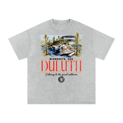 Gateway North Acid Wash Oversized Tee