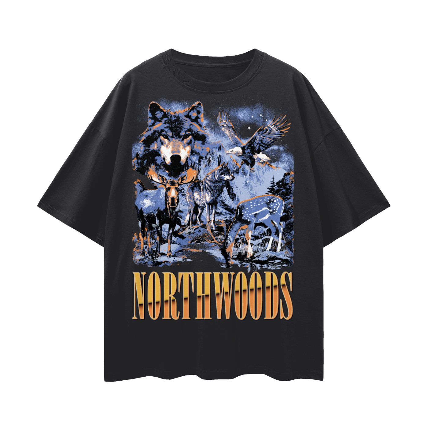 Northwoods Nirvana Loose Drop Shoulder Tee
