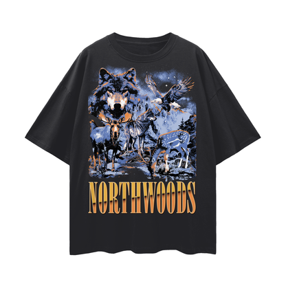 Northwoods Nirvana Loose Drop Shoulder Tee