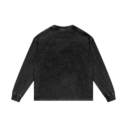 Screech + Howl Acid Wash Oversized Long Sleeve