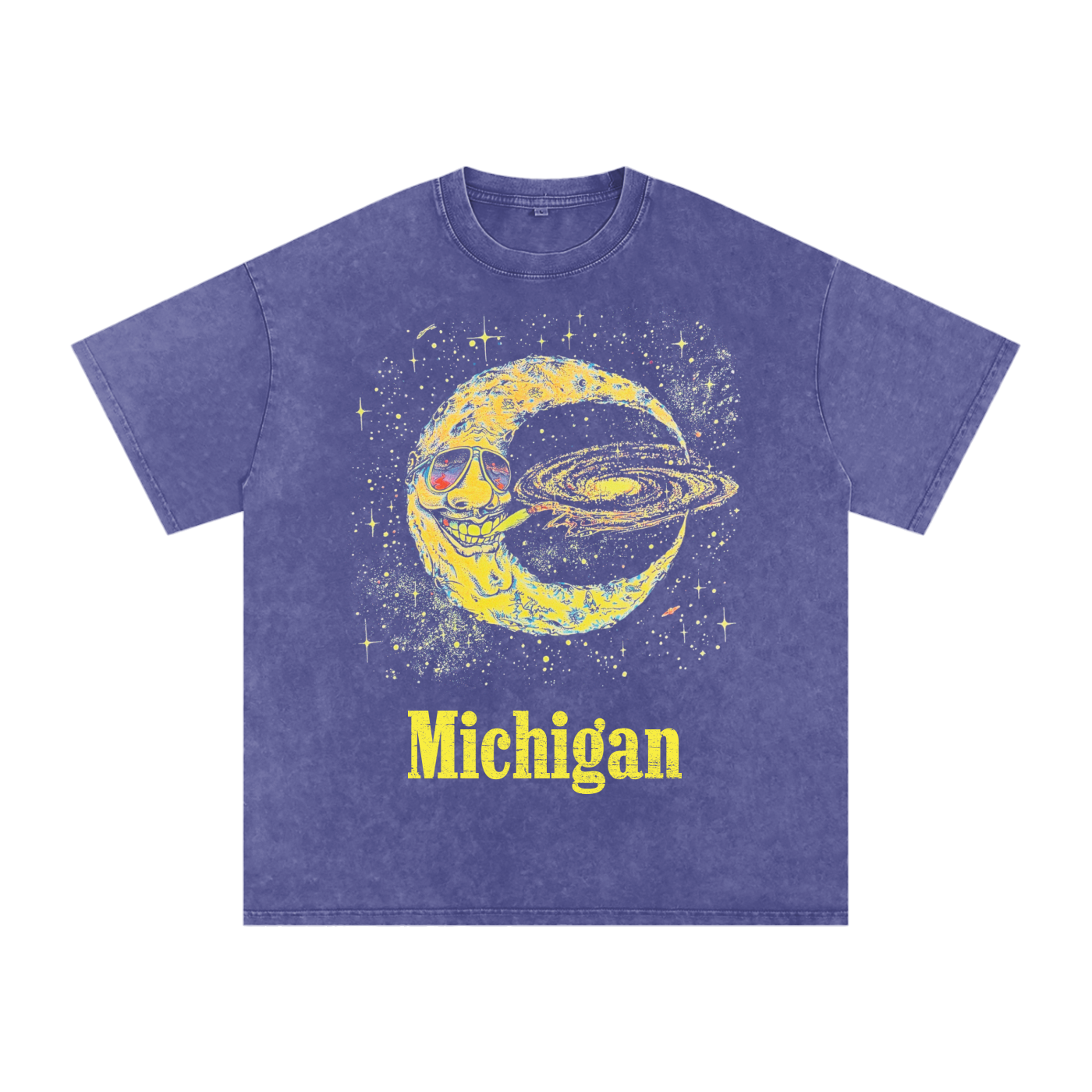 Good Night Michigan Snow Wash Oversized Tee