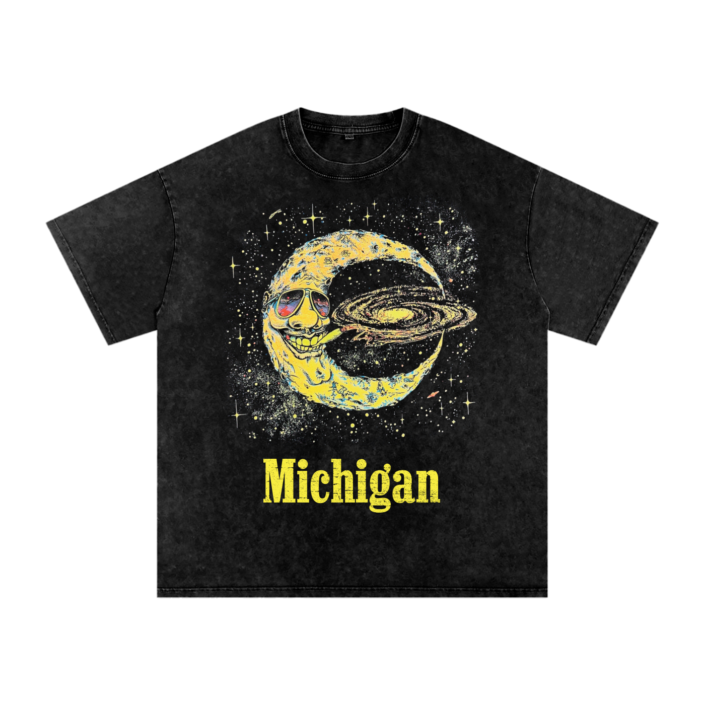 Good Night Michigan Snow Wash Oversized Tee