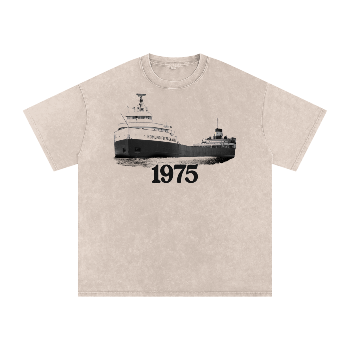 29 Souls Snow Washed Oversized Cotton Tee