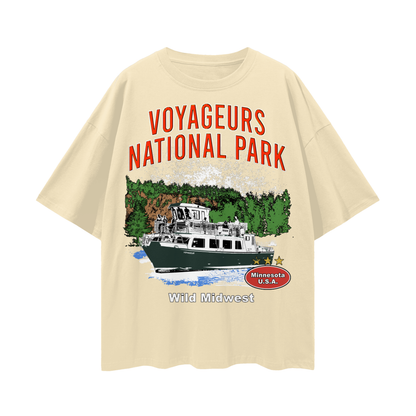 Voyageurs National Park Loose Drop Shoulder Tee