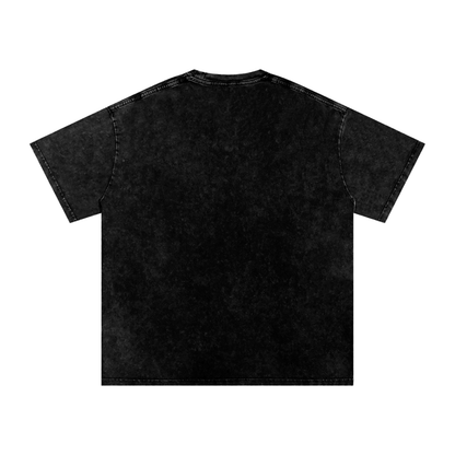 Motor City Mauler Acid Wash Oversize Tee