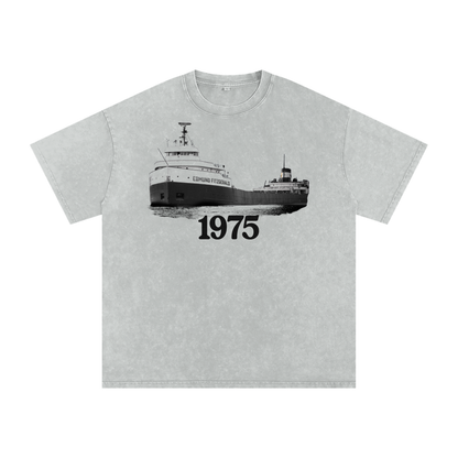 29 Souls Snow Washed Oversized Cotton Tee