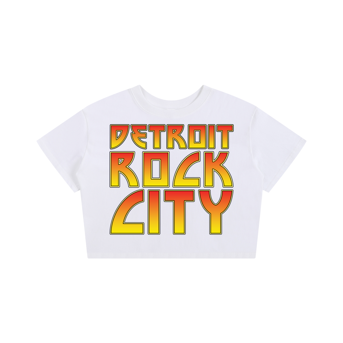 Detroit Rock City Crop Top