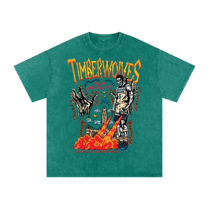 Pack Mentality Acid Wash Oversized Tee