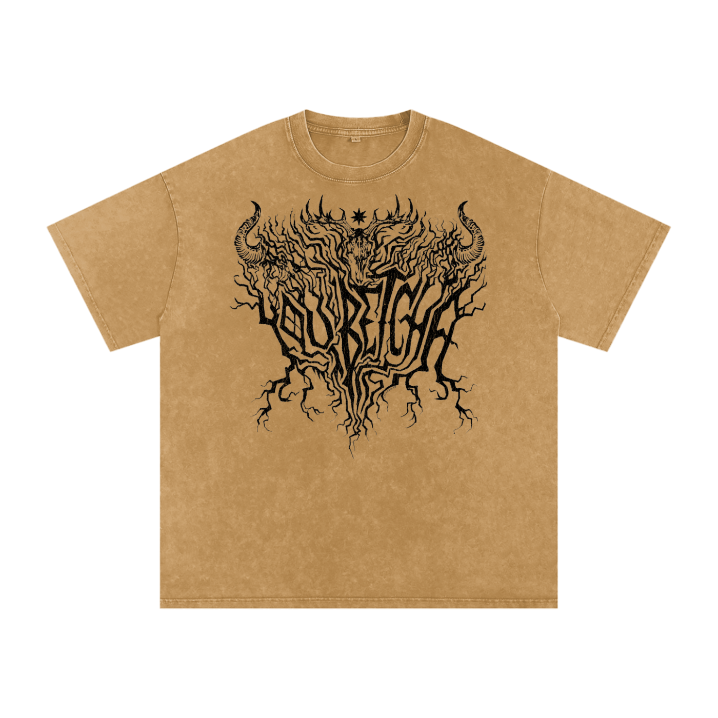 Northern Shredder Acid Wash Oversized Tee