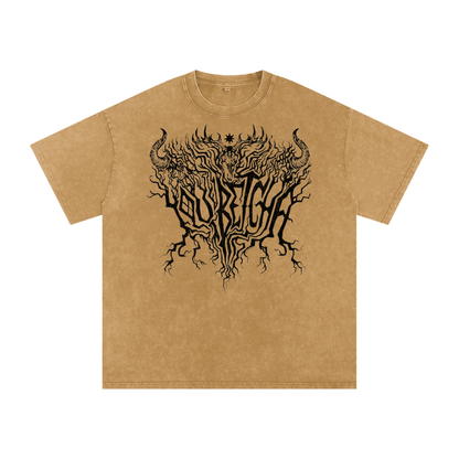 Northern Shredder Acid Wash Oversized Tee