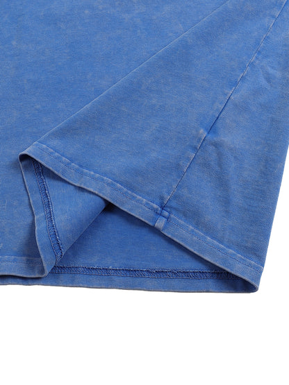 Mill City Stallions Acid Wash Oversized Tee