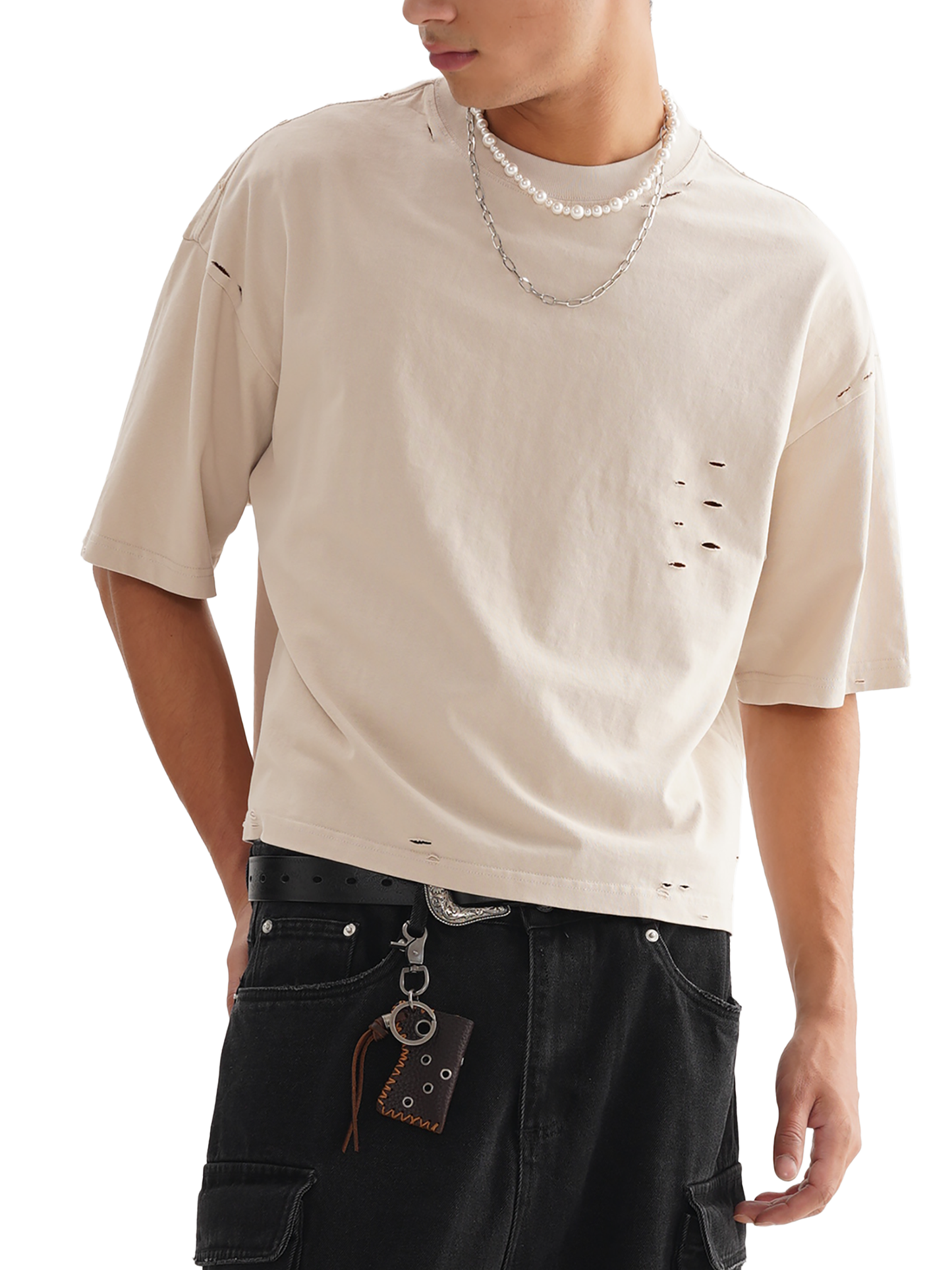 29 Souls Classic Frayed Boxy Tee