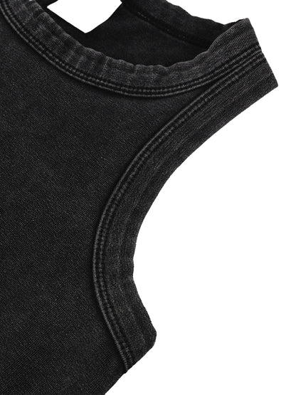 Strange Alien Snow Wash Tank Top