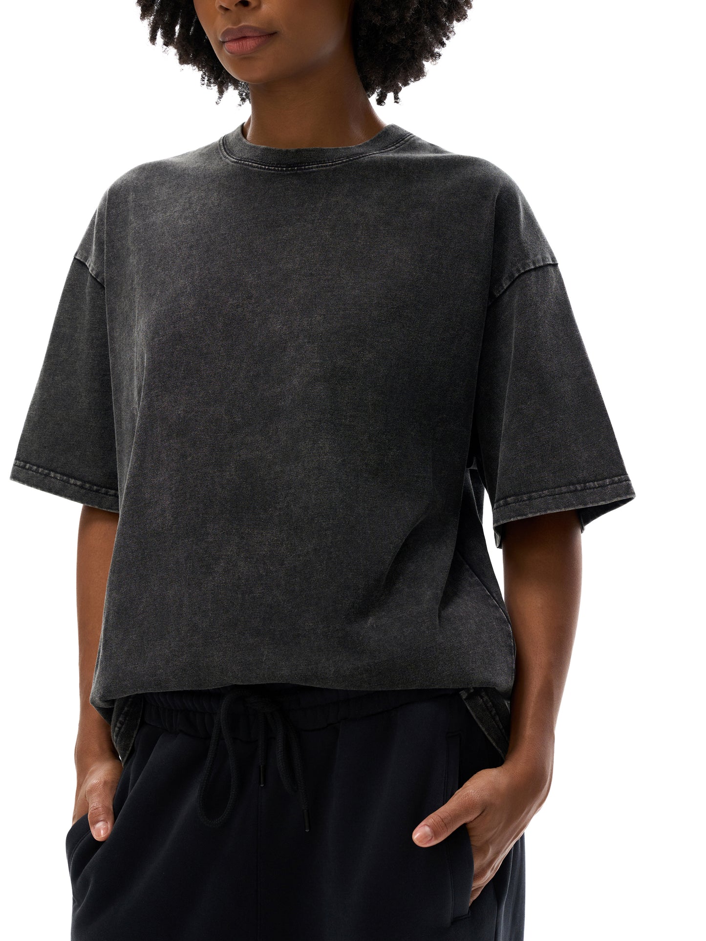 29 Souls Snow Washed Oversized Cotton Tee