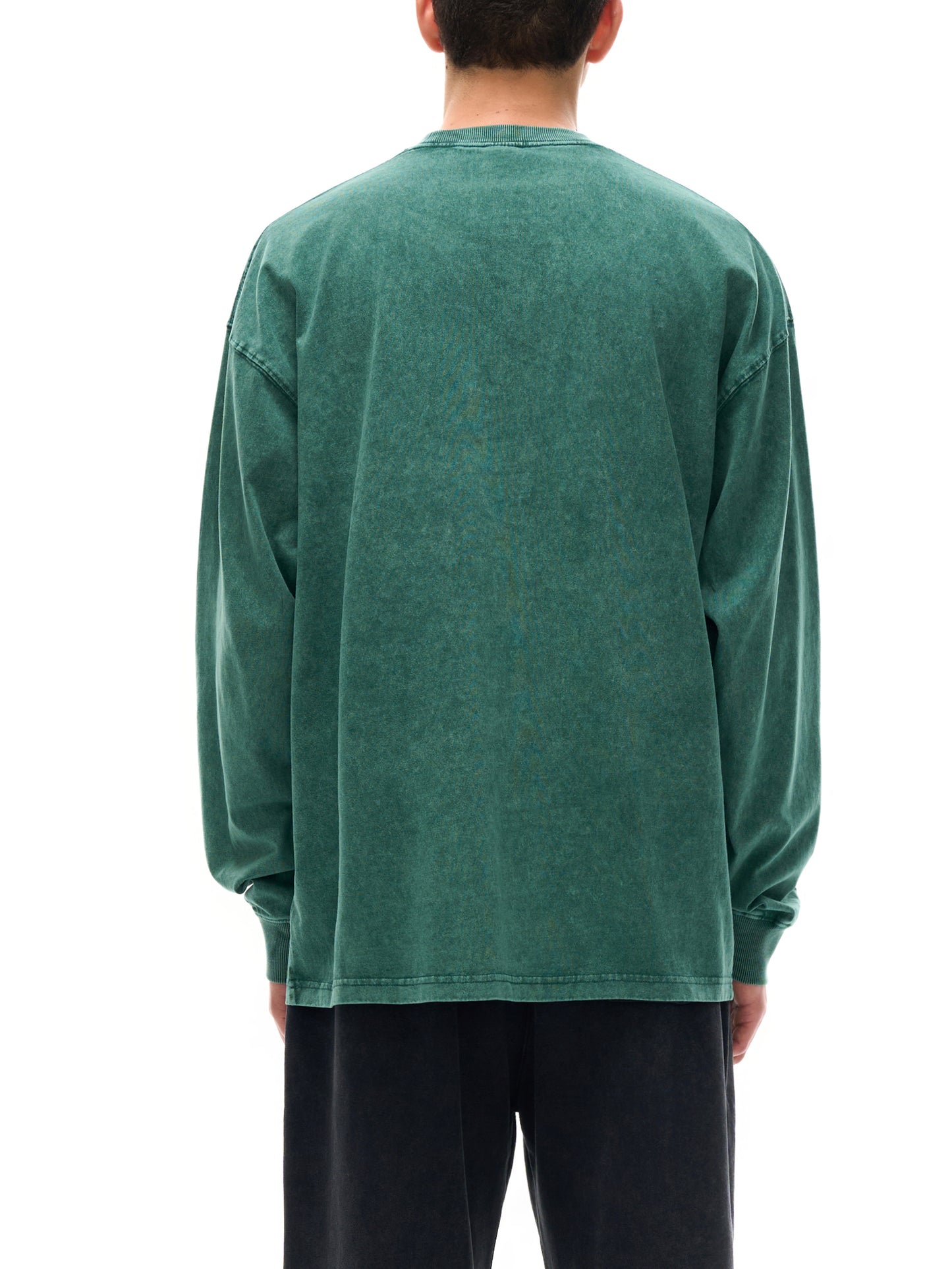 King of the Jungle Acid Wash Oversized Long Sleeve