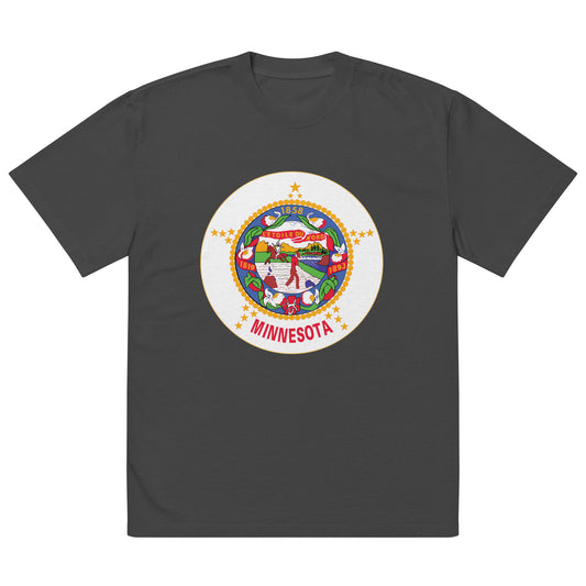 Minnesota State Flag Throwback Oversized Tee