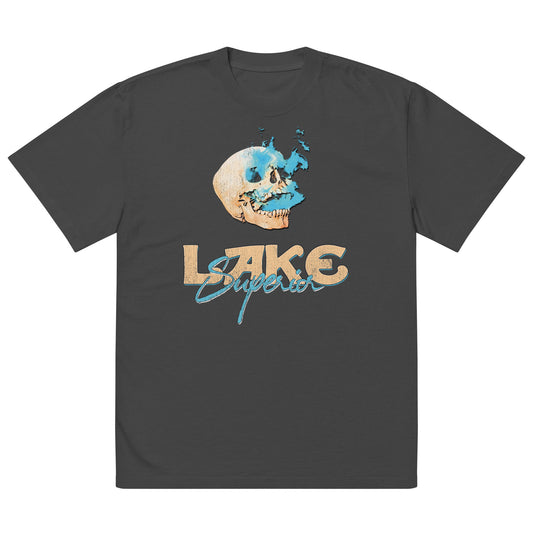 Lake Superior Sailor's Skull Oversized Tee