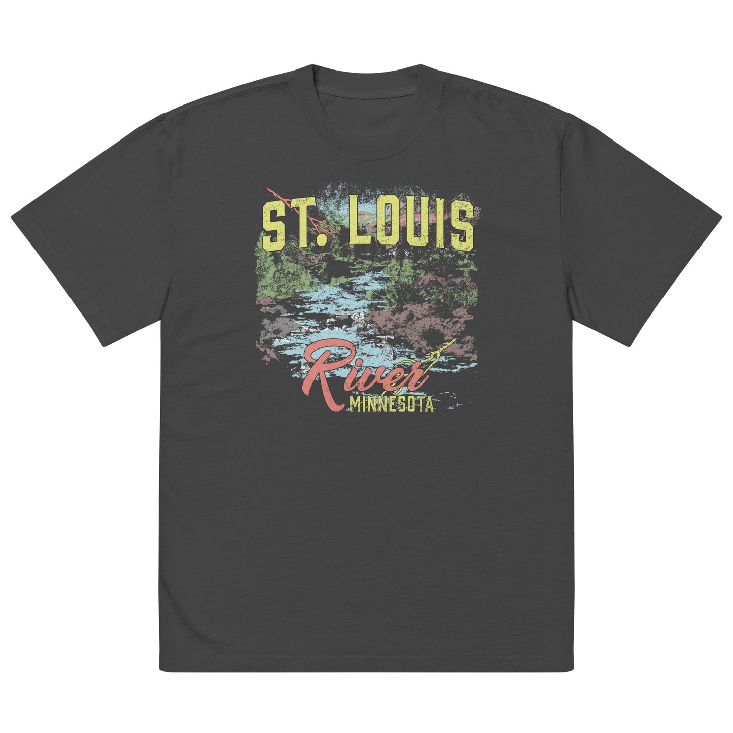 St. Louis River Minnesota Oversized Tee