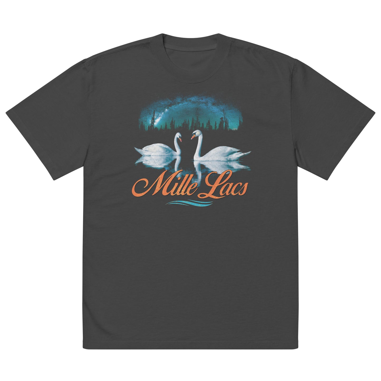 Mille Lacs Swans Oversized Tee