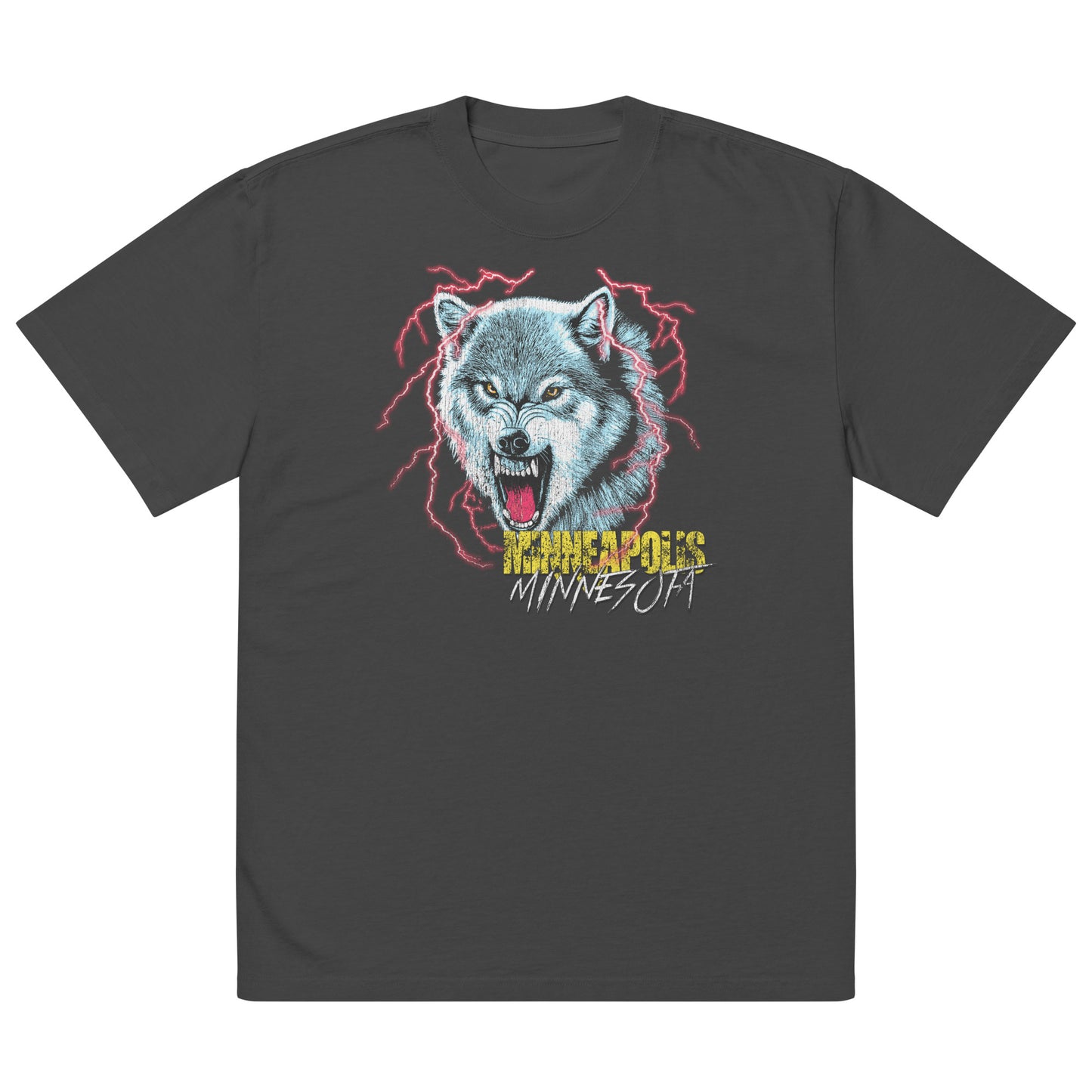 Minneapolis Wolf Oversized Tee