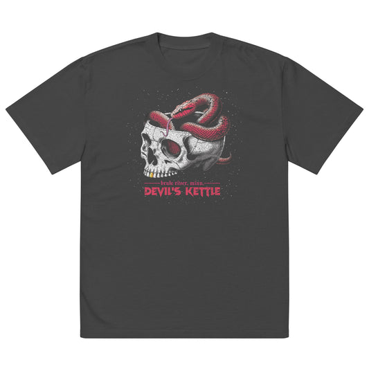 Devil's Kettle Snake & Skull Oversized Tee