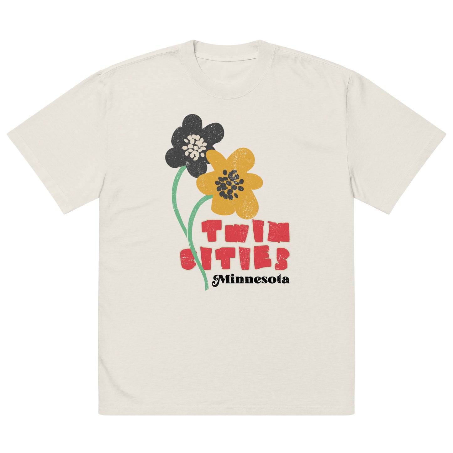 Twin Cities Flowers Oversized Tee