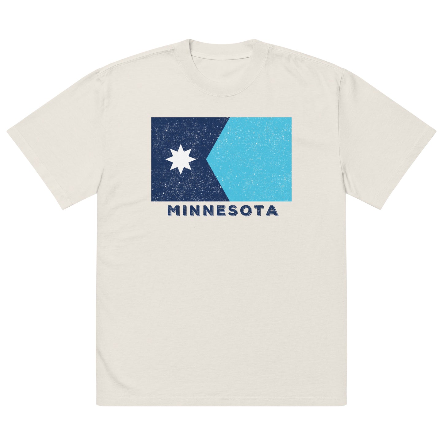 Minnesota State Flag Oversized Tee