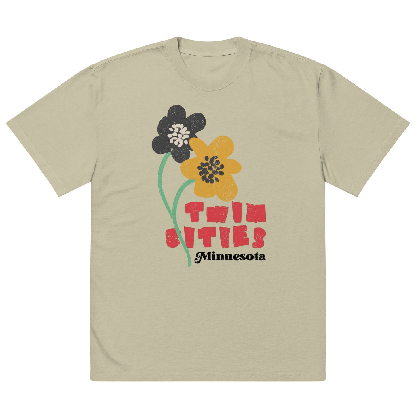 Twin Cities Flowers Oversized Tee