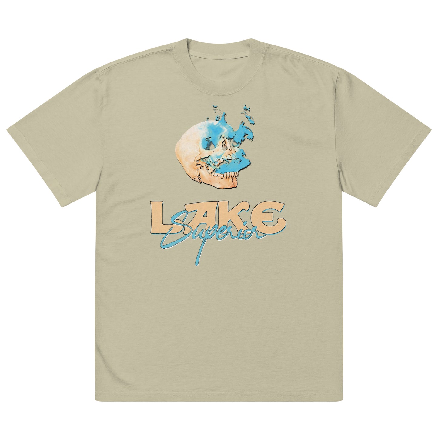 Lake Superior Sailor's Skull Oversized Tee