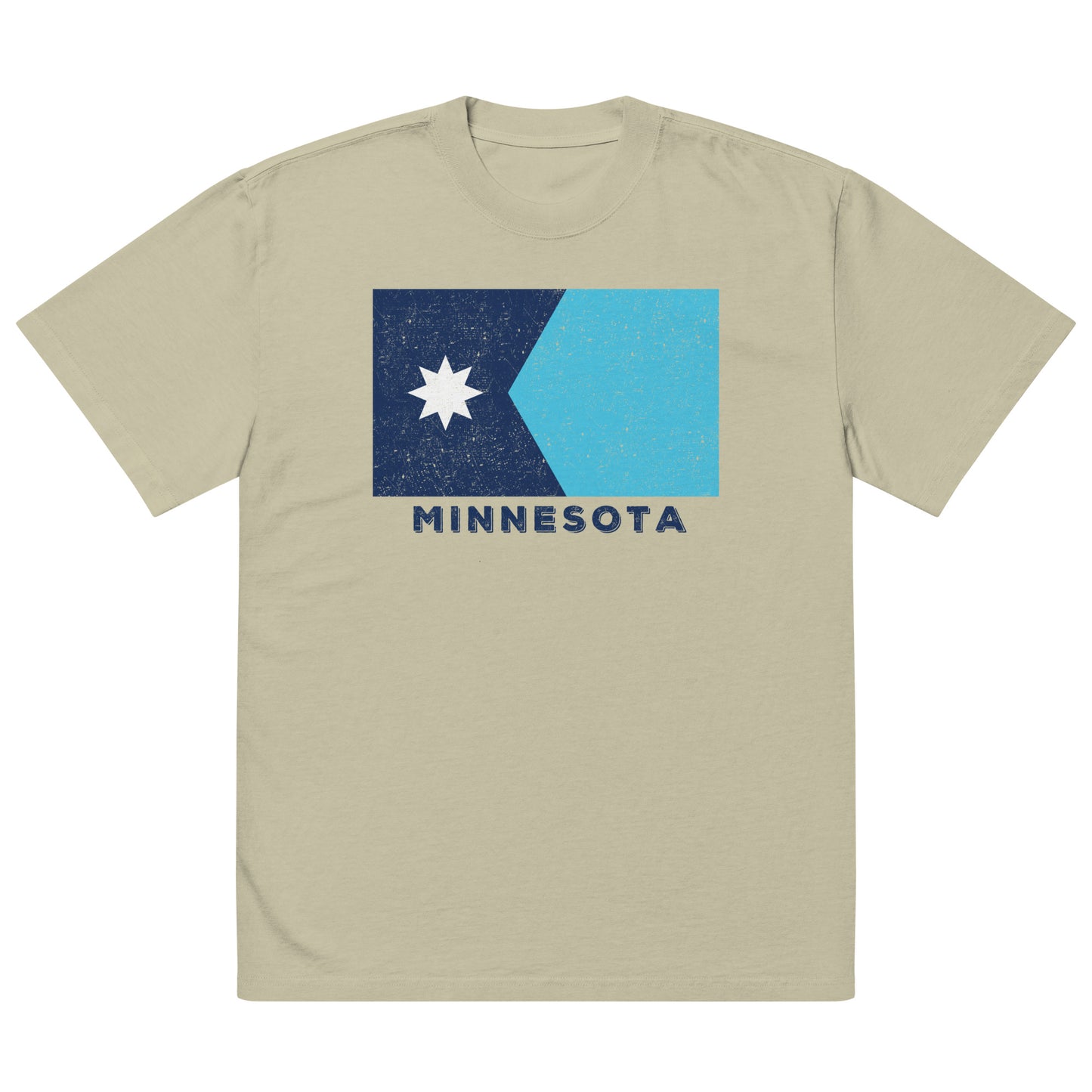 Minnesota State Flag Oversized Tee