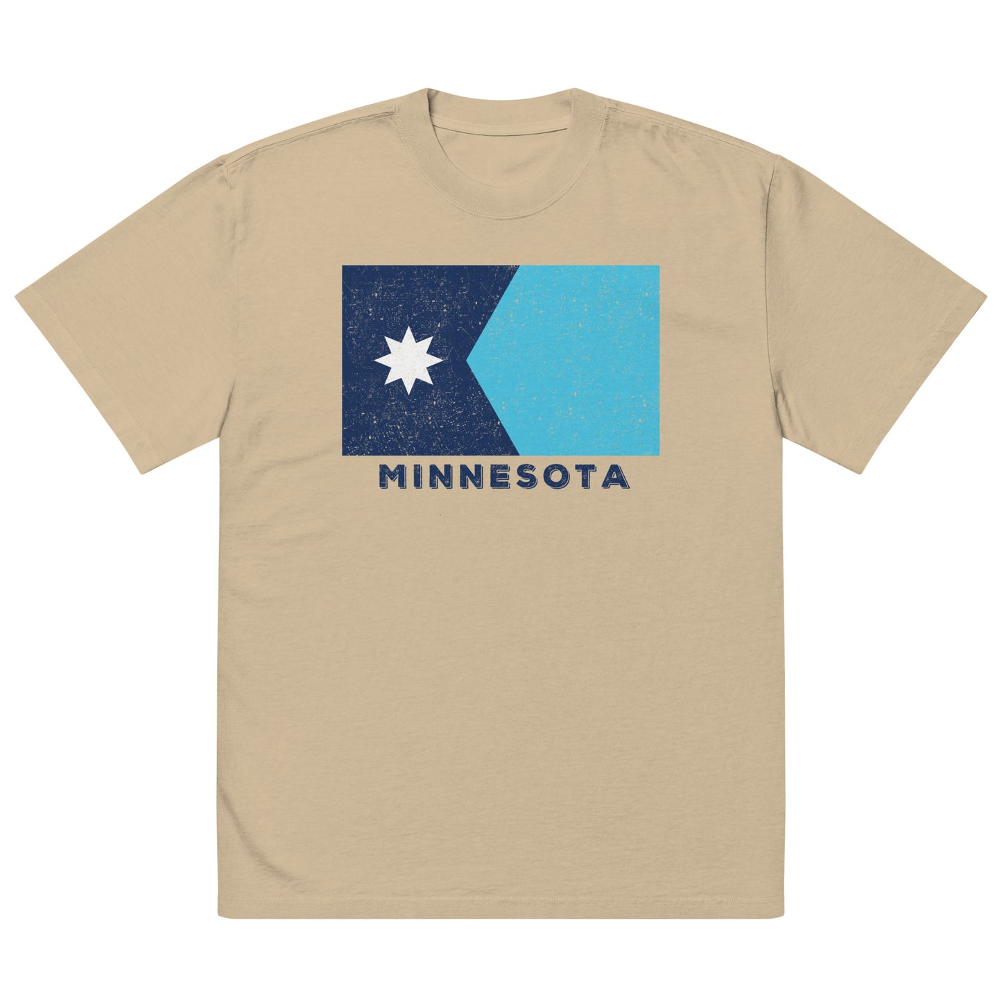 Minnesota State Flag Oversized Tee