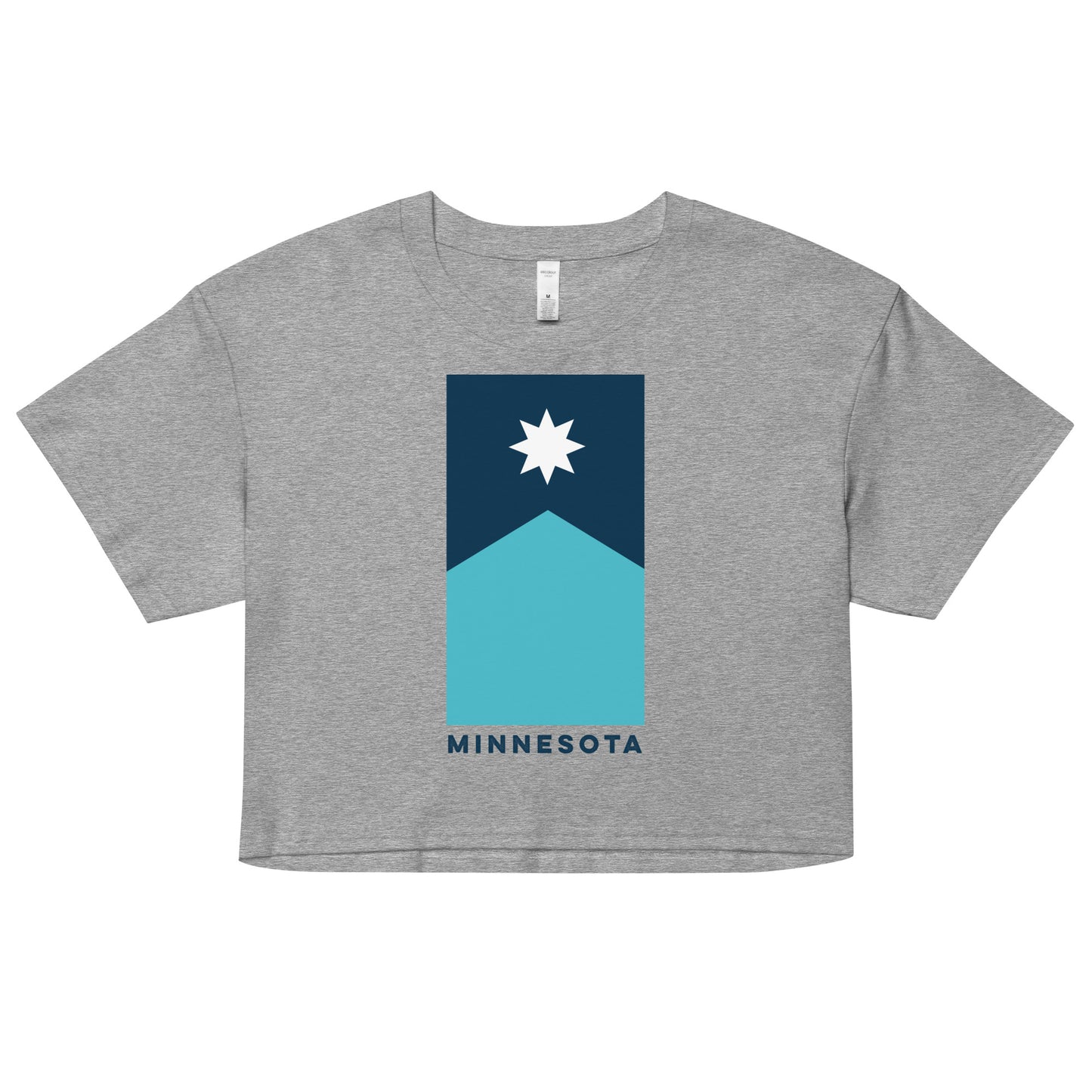 Minnesota State Flag Crop Top (No Texture)