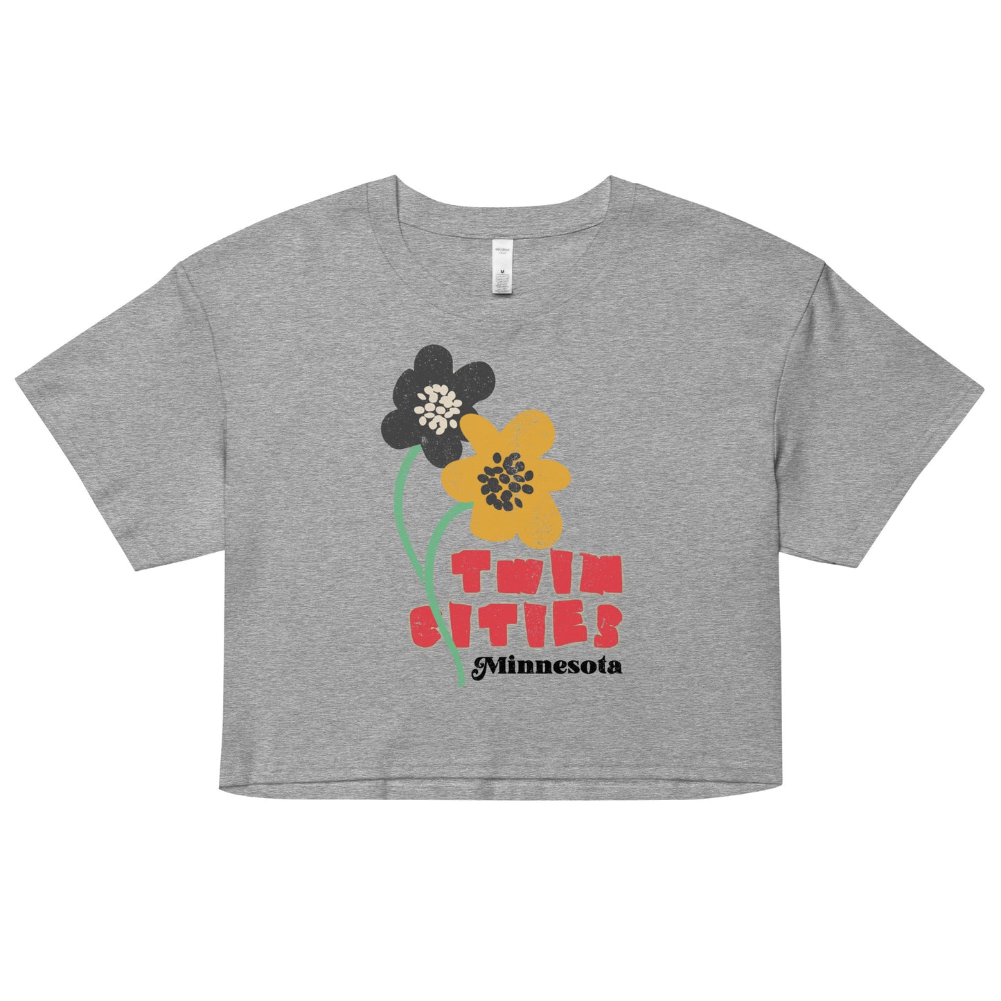 Twin Cities Flowers Crop Top