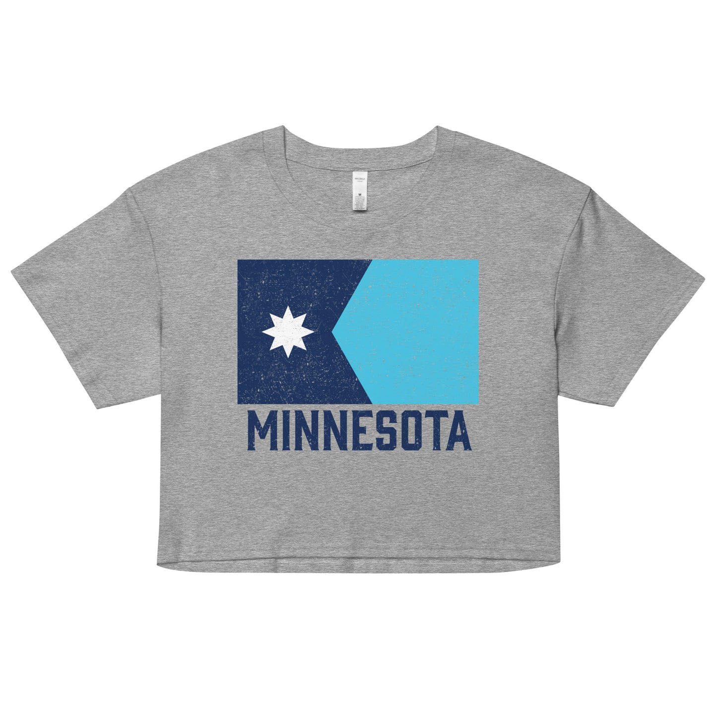 Minnesota State Flag Crop Top (Textured)