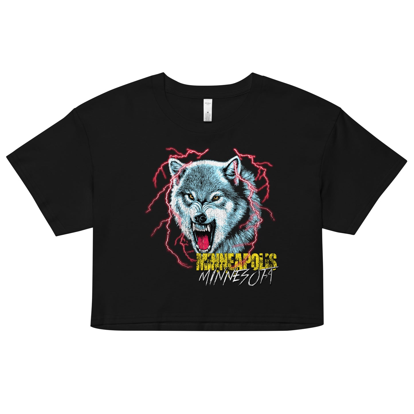 Minneapolis Wolf Crop Top