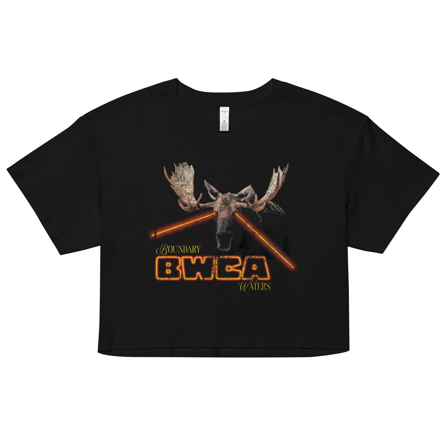 BWCA Lazer Moose Crop Top