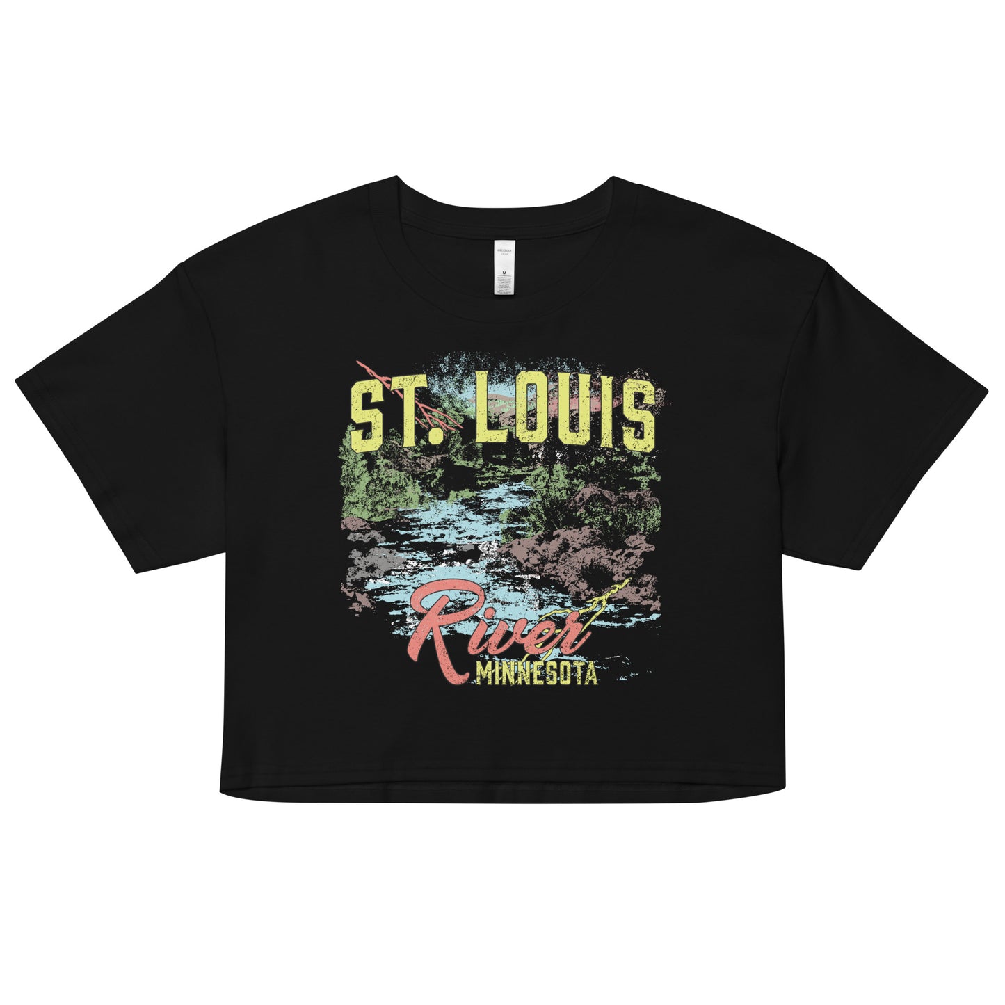 St. Louis River Minnesota Crop Top